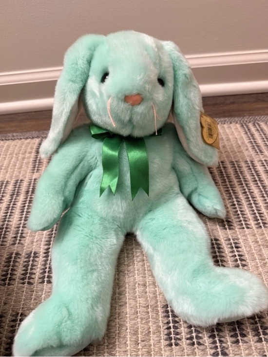 Ty Other - Ty Beanie Buddies Vintage Hippity Bunny Mint Green